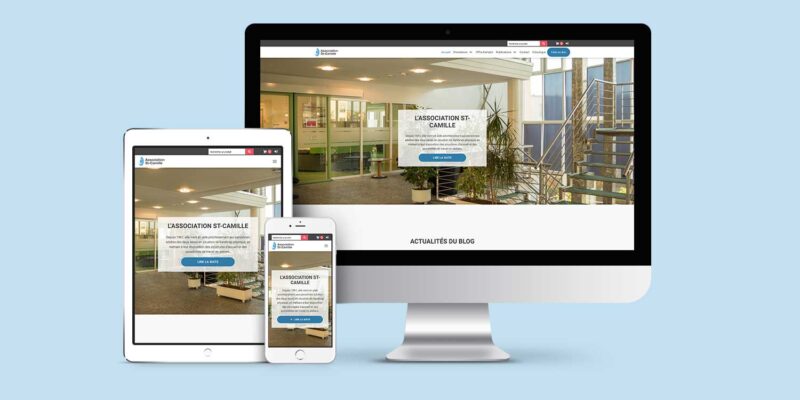Mockup site en responsive st Camille